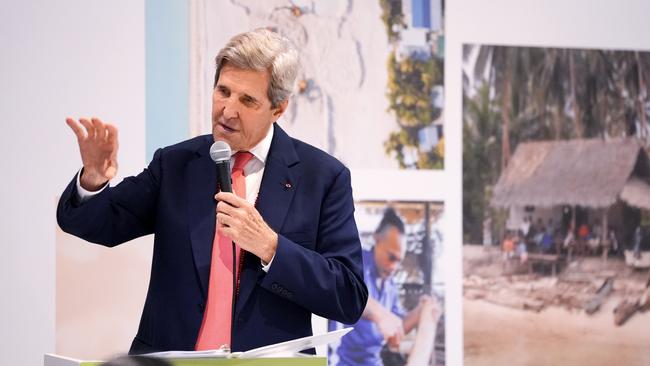 John Kerry, Special Presidential Envoy for Climate for the United States, on day four of the UNFCCC COP28 Climate Conference at Expo City Dubai. Picture: Mark Case/Getty Images