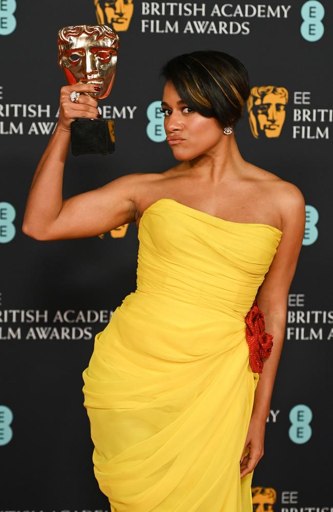 Ariana DeBose attends the EE British Academy Film Awards 2022 dinner at The Grosvenor House Hotel. Picture: Getty Images