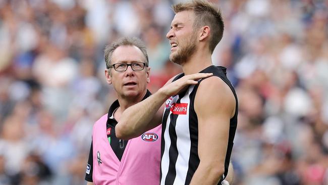 Collingwood’s doctor Chris Bradshaw has been stripped of his medical licence. Picture: Michael Klein