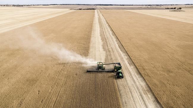 Moree Plains has topped the list of Australia’s richest grain growing regions in 2020-21, which includes shires in NSW, Victoria, Western Australia and Queensland. Picture: CBH Group.