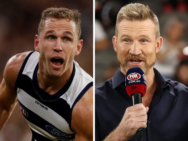 Nathan Buckley and Joel Selwood. Photo: Michael Klein, News Corp Australia, Getty, Dylan Burns.