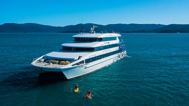 Explore Group bought the 42m Whitsunday Explorer to Australia in 2023 to meet growing demand for expedition-style cruises in the Whitsundays. Picture: Brooke Miles Photography.