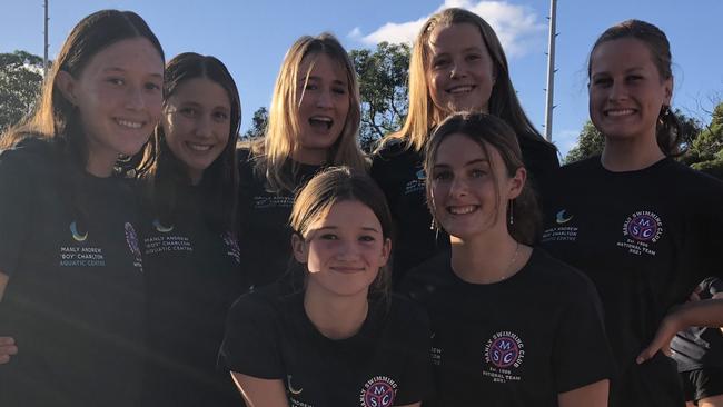 (Back row, left to right) Sophie McIntyre, Felisa Gonzalo, Kya Furlong, Maddy Davis and Annika Fowler. (Front row) Alexi Furlong and Emily Ryan. Picture: Jim O'Rourke