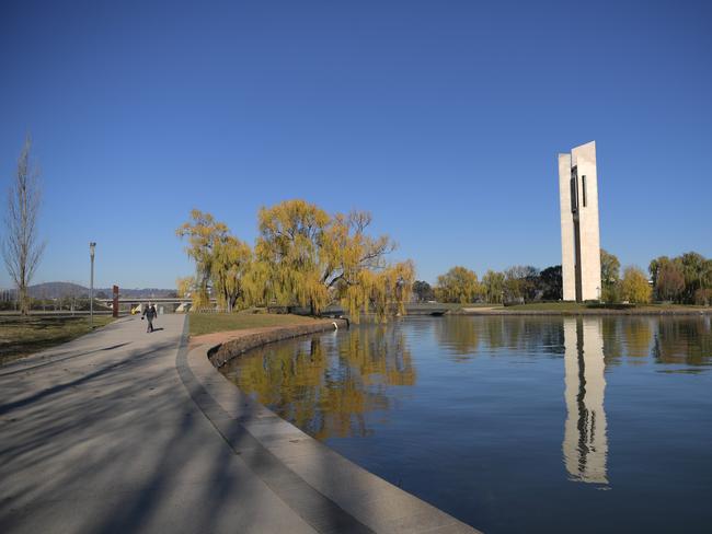 The National Carillon on Lake Burley Griffin in Canberra.