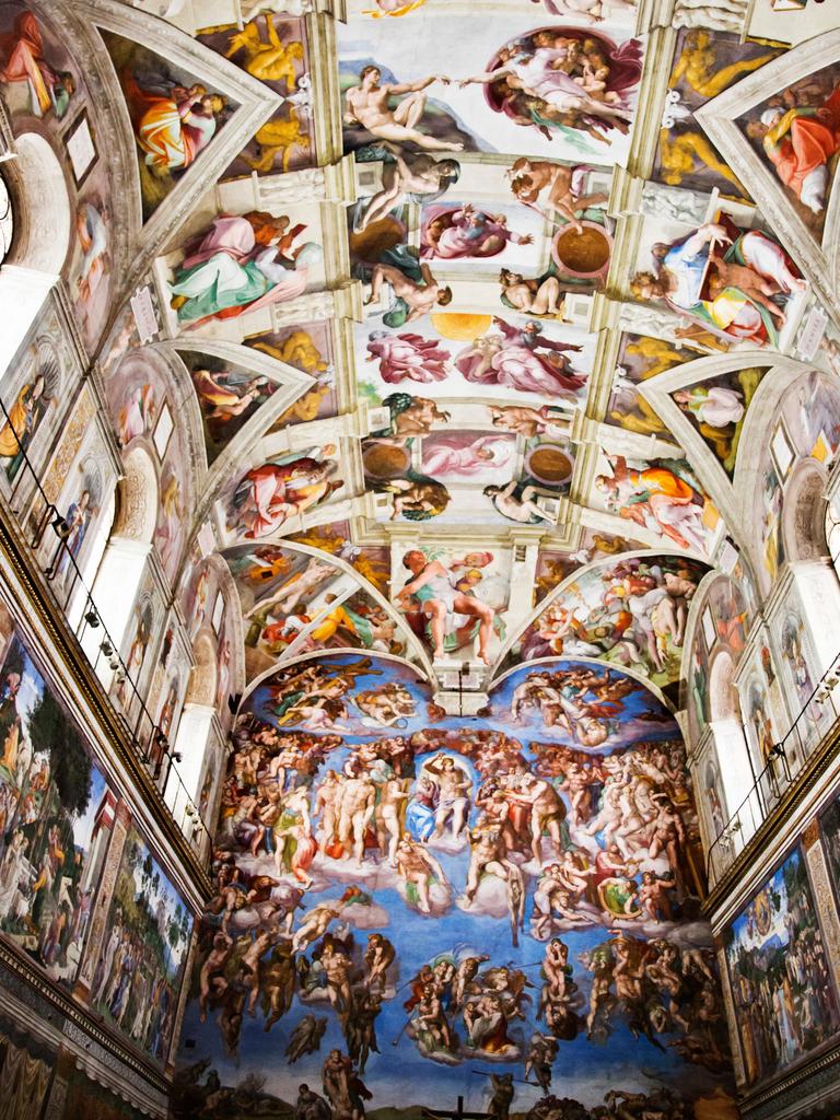 Don’t do a Russell Crowe in the Sistine Chapel. Please. Picture: Supplied