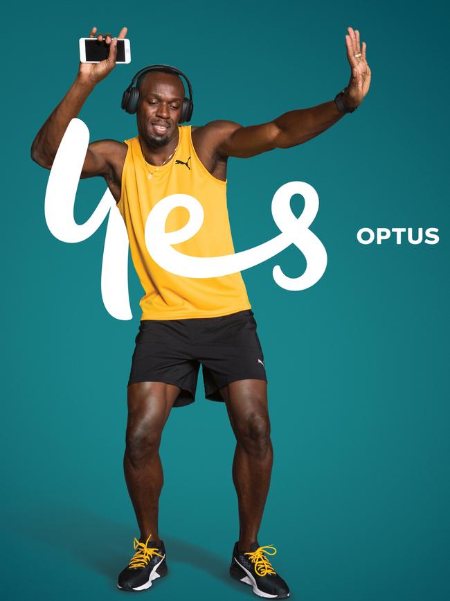 As the mobile network ambassador for Optus.