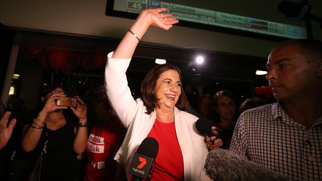 It’s been five years since Annastacia Palaszczuk was sworn in as Premier. Picture: Adam Head