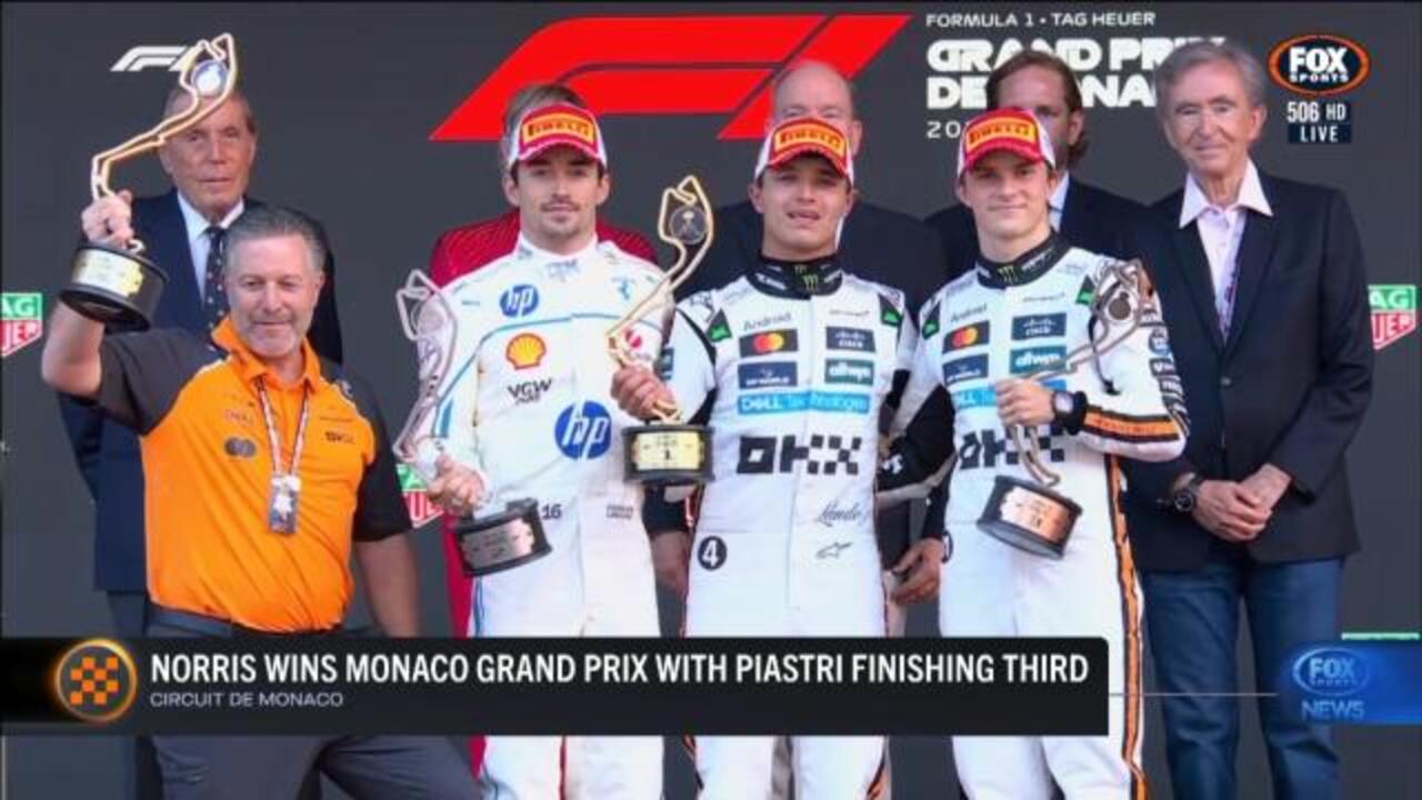 Norris wins Monaco Grand Prix