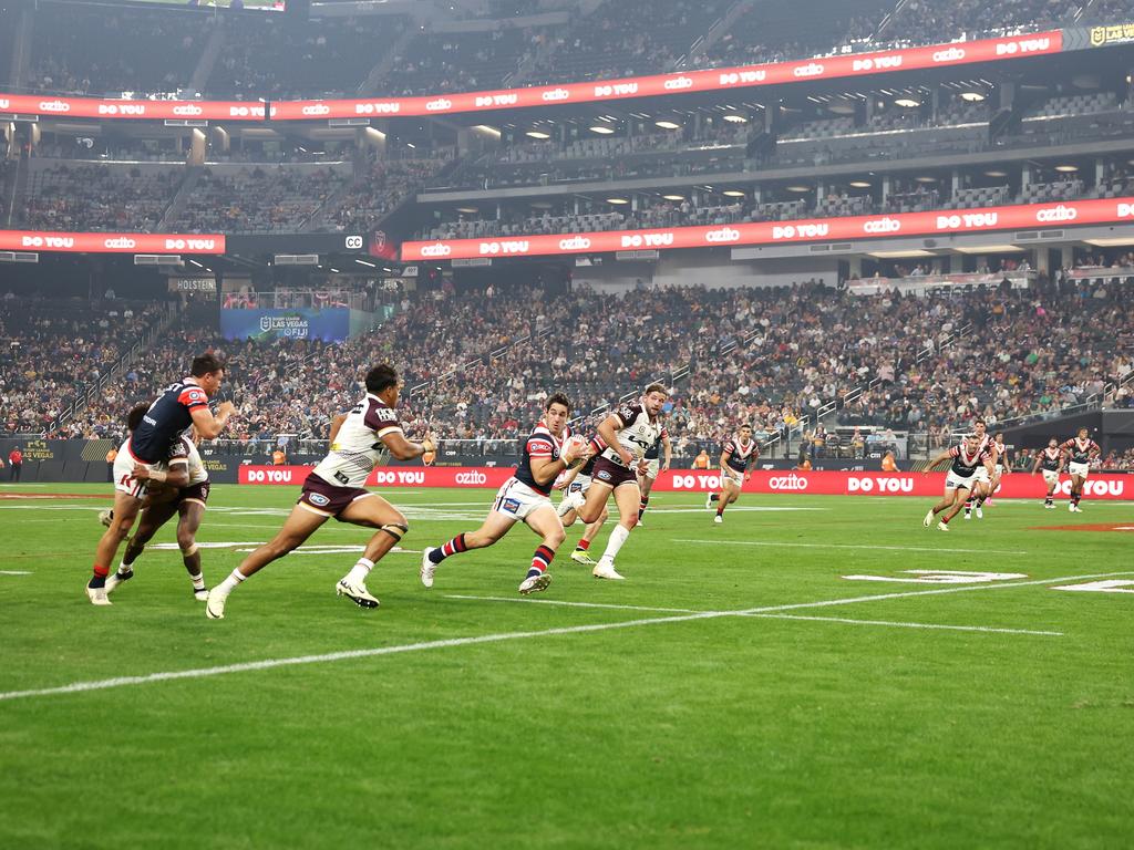 The NRL’s inaugural season launch in Las Vegas was a tremendous success. Picture: Getty Images