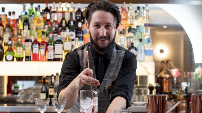 Sarino’s seasoned bar manager Jacob Wicks. Picture: Monique Harmer