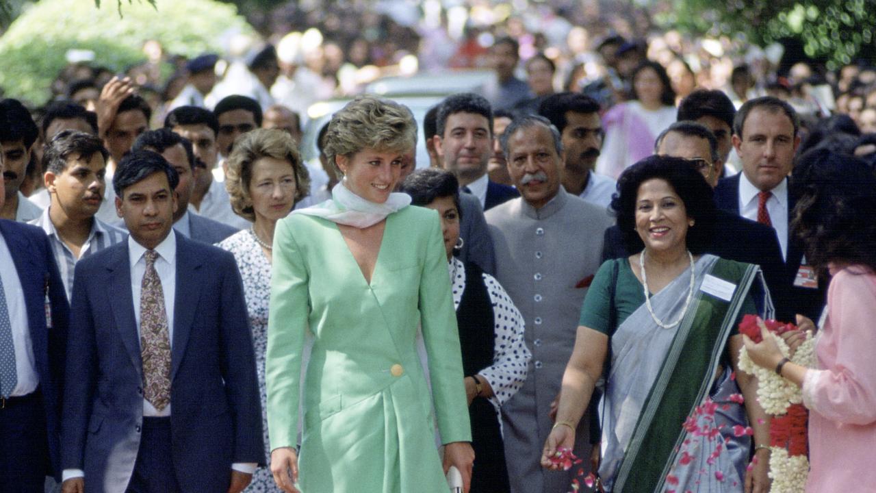 Princess Diana visiting Kinnaird College For Women in Lahore, Pakistan. Picture: Tim Graham Photo Library via Getty Images