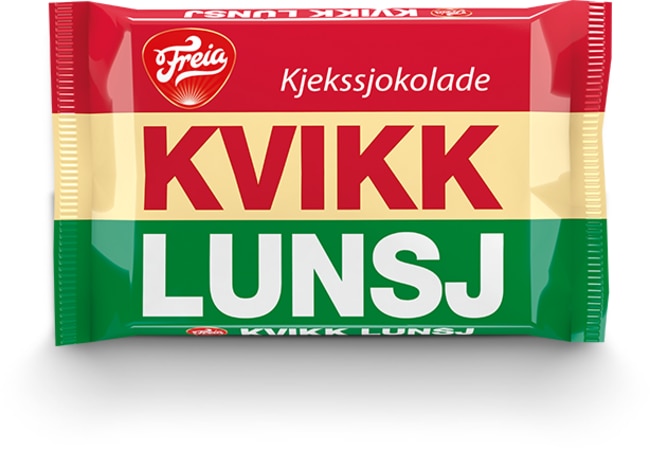 The Norwegian chocolate bar Kvikk Lunsj is also made up of chocolate fingers.