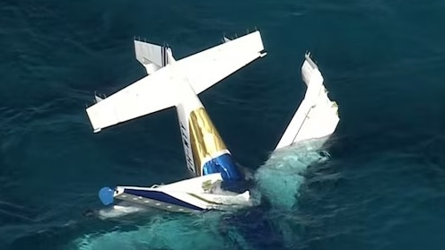 A seaplane has crashed into water at Rottnest Island, triggering a major emergency response off the Perth coast. picture : ABC News