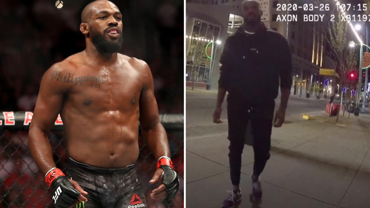 UFC news Jon Jones arrest footage, video, bodycam, light heavyweight