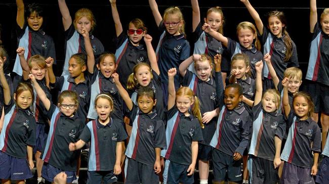 Lighthouse Christian School in Section 211 - Primary School Freestyle Novelty Choir Prep-3 (Graff Family perpetual trophy). Picture: Jann Houley