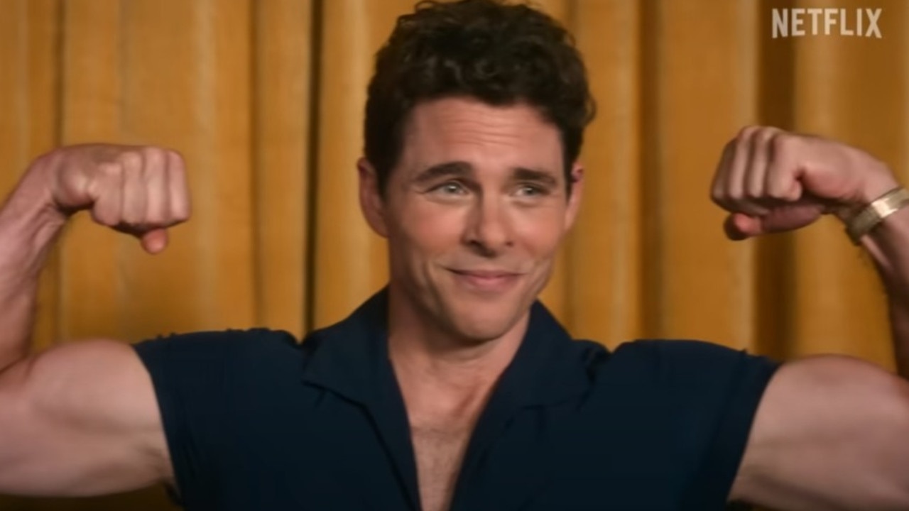 The film is “larded up” with celeb cameos – like James Marsden, pictured.