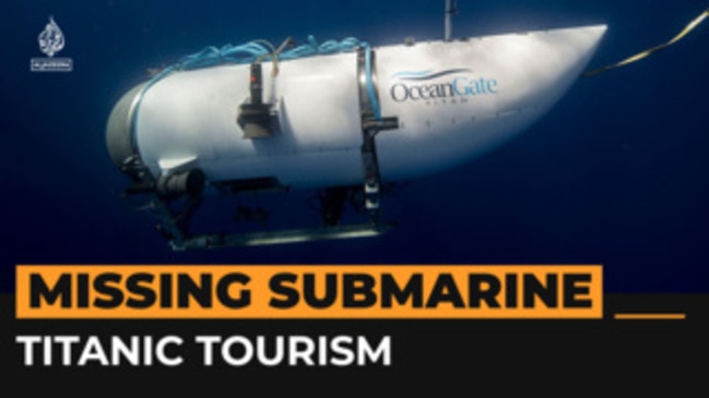a tourist submarine missing