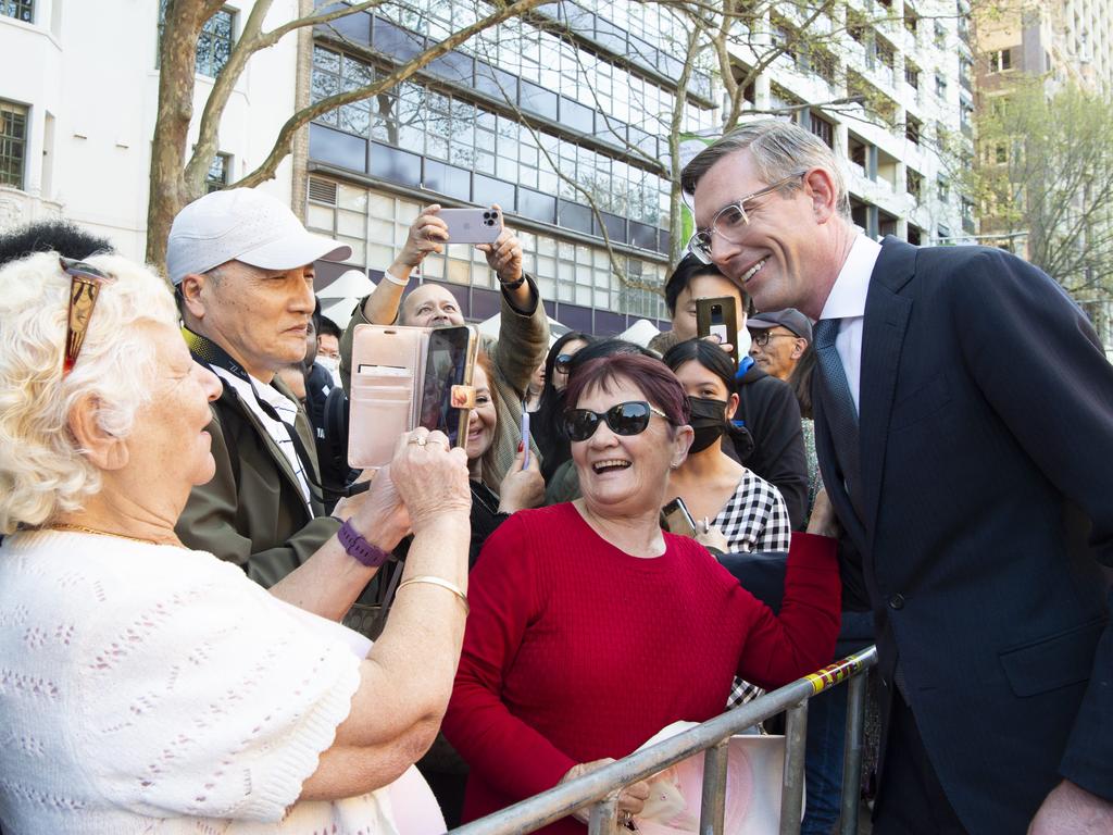 Premier Perrottet said NSW will continue to work with the Prince’s Trust on social housing. Sydney. Picture: NCA NewsWire/Monique Harmer