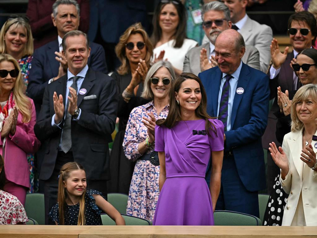 Everyone was delighted to have the princesses in attendance. Photo: AFP.