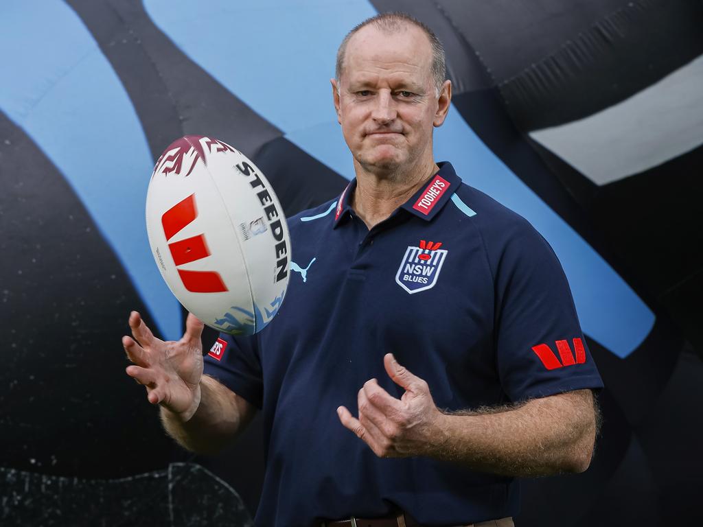 NSW Blues head coach Michael Maguire didn’t take the soft option at the selection table. Picture: Daniel Pockett/Getty Images