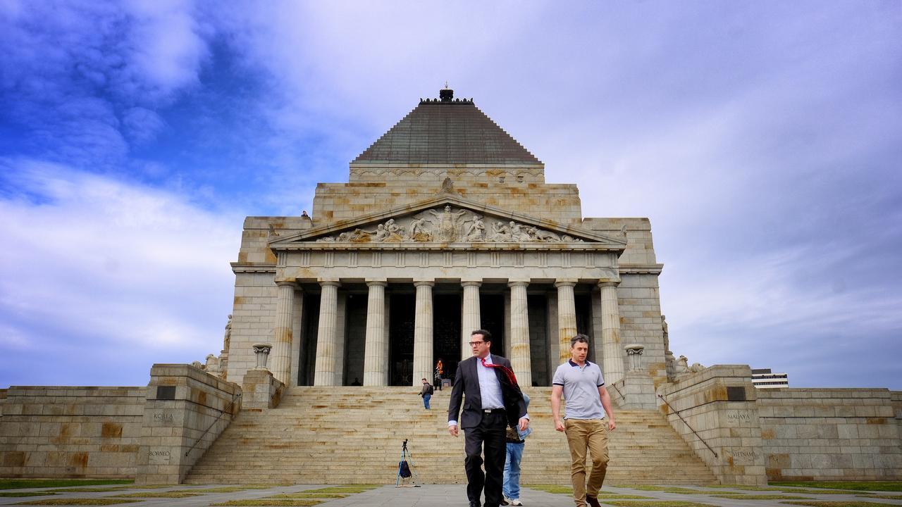 Melbourne's Shrine of Remembrance. Picture: NCA NewsWire/Luis Enrique Ascui