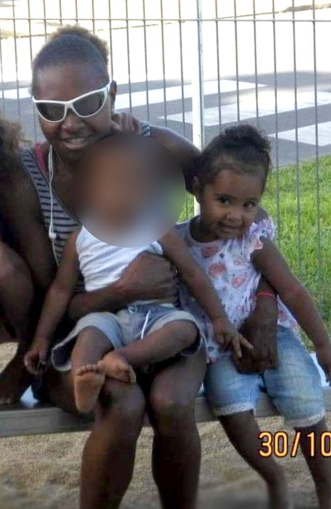 Kaydence Mills and her mother Sinitta three months before they moved to Chinchilla. Picture: File / Supplied