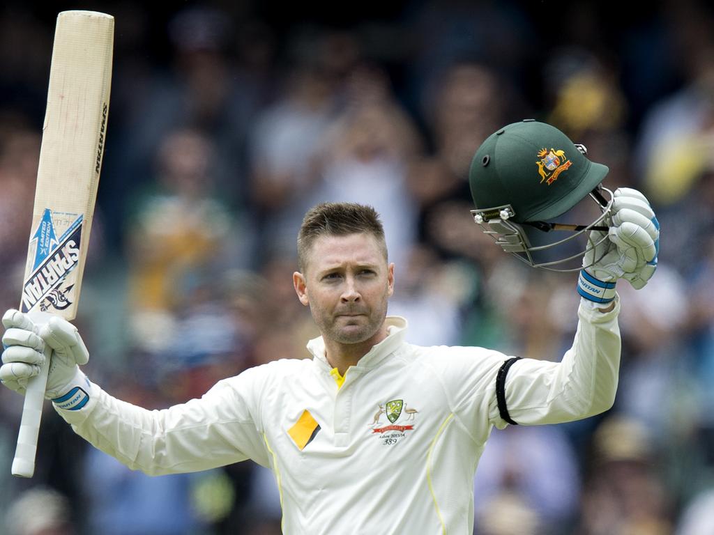 A back injury forced Michael Clarke to pull out of SAS. (AAP Image/Dave Hunt)