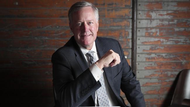 08-08-19 -  Senior US Republican congressman Mark Meadows in Sydney, he is the leader of the US House Freedom Caucus. - Picture Ryan Osland/The Australian