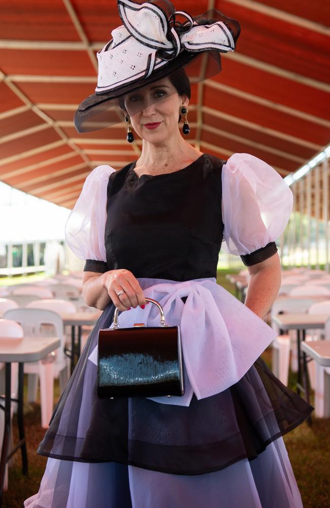 Sally Martin at the 2024 Darwin Cup Carnival Derby Day. Picture: Pema Tamang Pakhrin