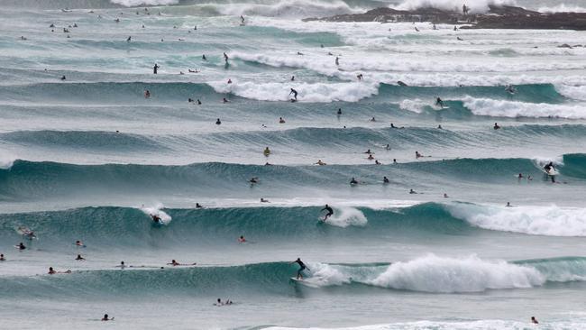 It’s a popular surf location. 