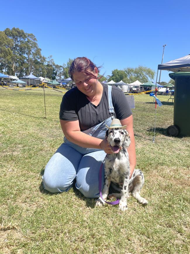 Eve Reid and Betty at the Lang Lang Pastoral Agricultural and Horticultural Show on Saturday, January 18, 2025. Picture: Jack Colantuono