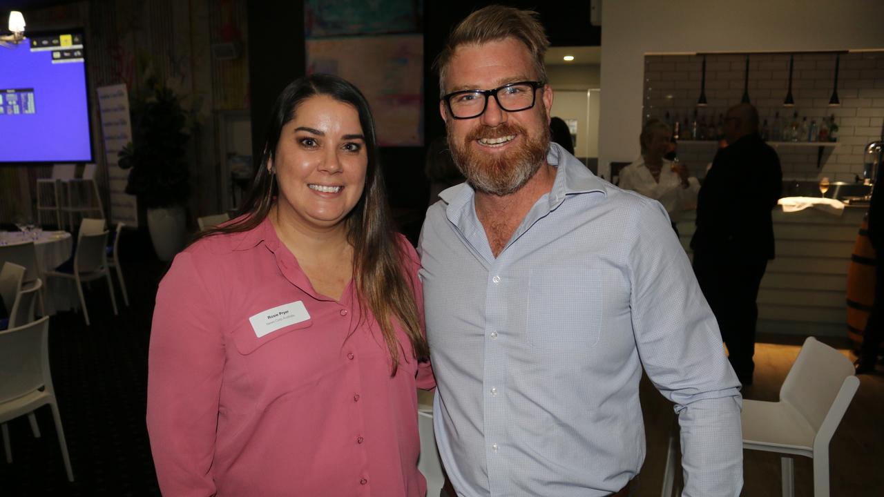 Rosie Pryer and Damien Ringrose at the launch party for the Sunshine Coast Daily's new weekly paper. Picture: Tom Threadingham