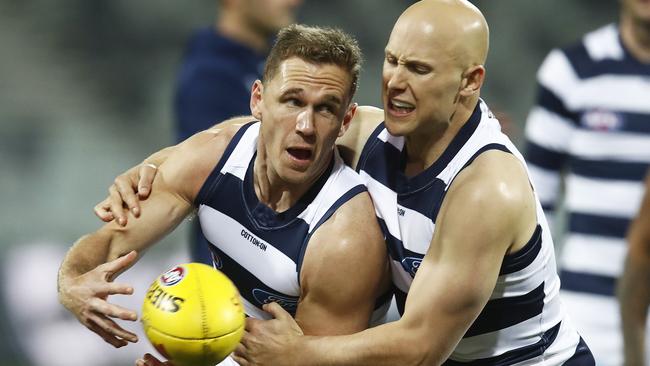 Gary Ablett and Joel Selwood are on track to reach milestones in the same game.