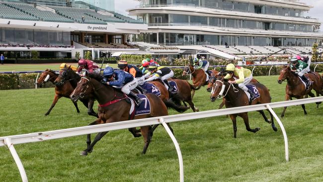 The VRC has submitted plans to welcome reduced crowds back to Flemington in time for the Melbourne Cup. Picture: George Salpigtidis