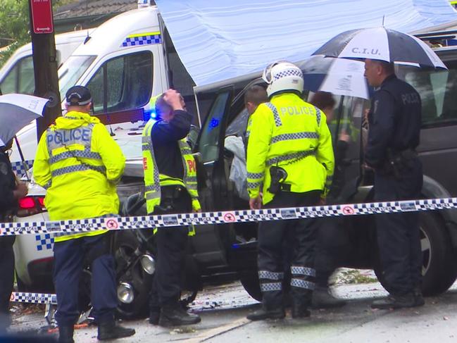 Both directions of The Esplanade remain closed with diversions in place. Picture: TNV