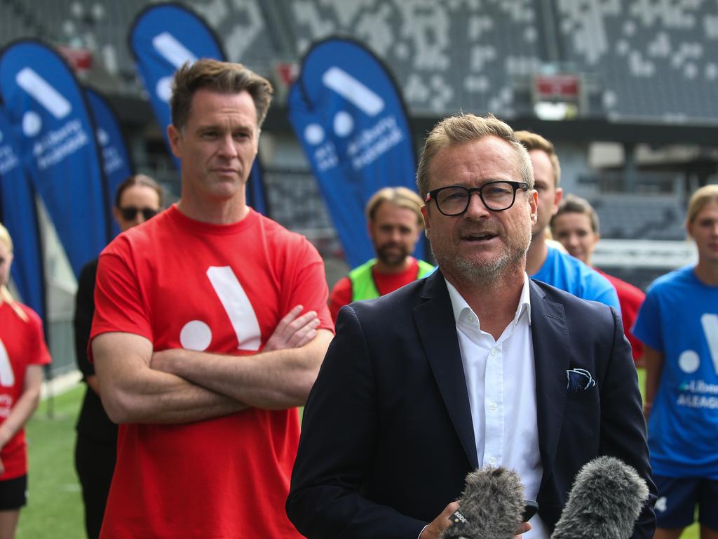 APL boss Danny Townsend was the driving force behind the decision to sell A-League grand finals to the NSW government. Picture: NCA NewsWire / Gaye Gerard