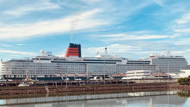 Cunard's cruise ship Queen Anne in Darwin Harbour: Picture Gary Shipway