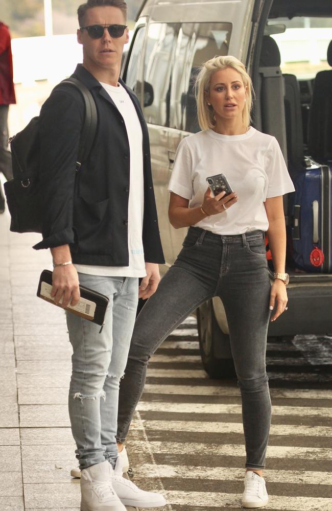 Roxy Jacenko and Oliver Curtis flew out of Australia last week with their children. Picture: MEGA