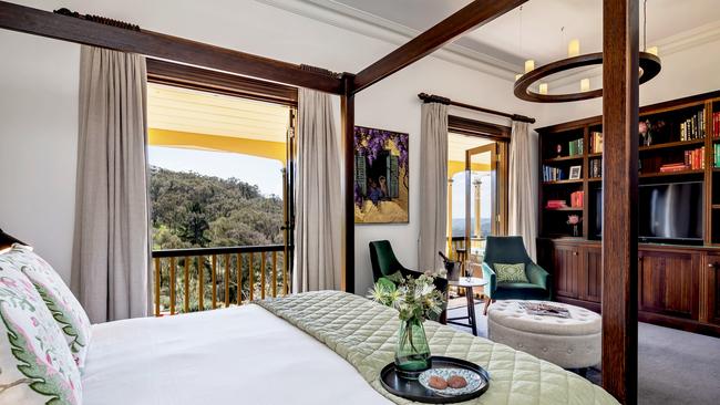 The luxurious rooms are a mix of old-world charm and modern amenity. Picture: Supplied