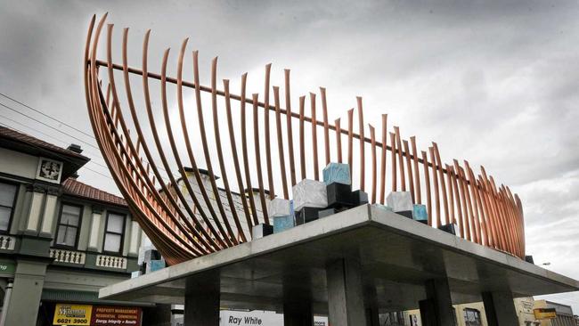 Lismore&#39;s Ark sculpture in the CBD. Picture: DOUG EATON