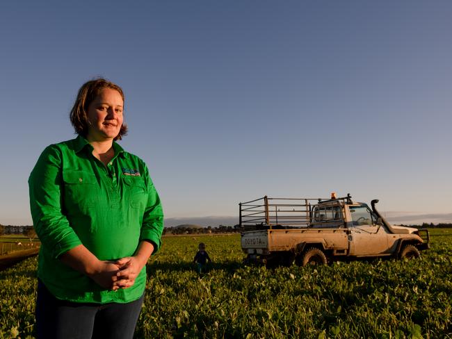 Tourello farmer Katherine Meyers said farming ‘soul destoroying’ at the moment. Picture: Jason Edwards
