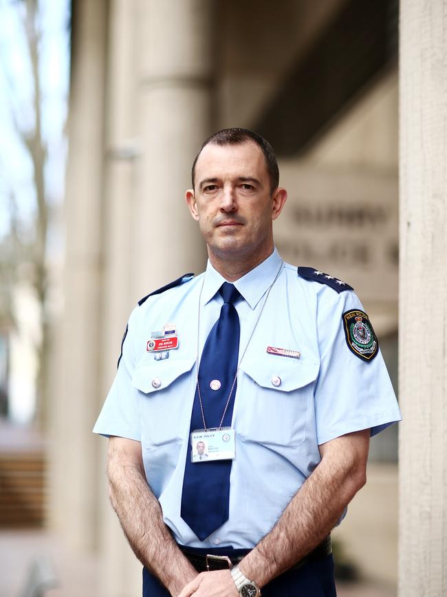 Joel Murchie leads the force's mental health and suicide prevention team. Picture: Tim Hunter.