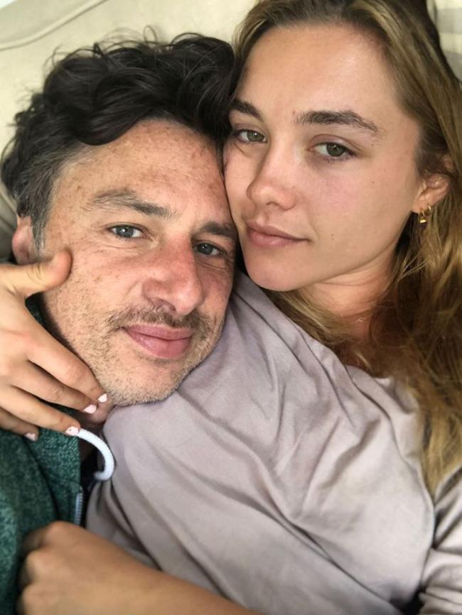 Zach Braff and Florence Pugh have split.