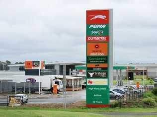 The 24-hour service station complex at Citiswich Business Park at Bundamba off the Warrego Highway. Picture: David Nielsen