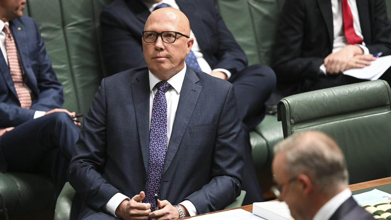 Opposition Leader Peter Dutton has indicated a temporary cut to the fuel excise would have the Coalition’s backing. Picture: NCA NewsWire / Martin Ollman