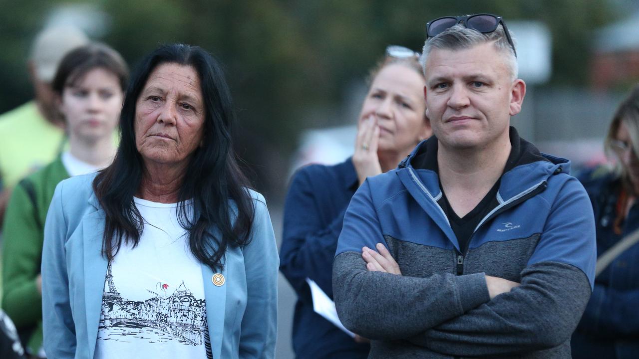 Geelong Labor MPs Christine Couzens and Darren Cheeseman last year. Picture: Mark Wilson.