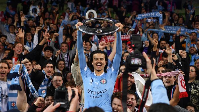 Melbourne City emerged triumphant at the end of a stunning A-League campaign. (Photo by Quinn Rooney/Getty Images)