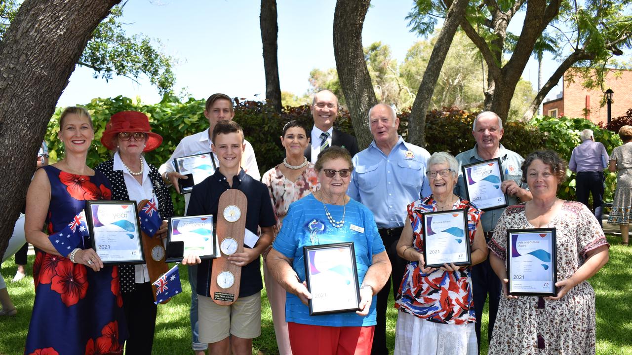 Lockyer Valley Australia Day Awards Recipients. Photo: Hugh Suffell.