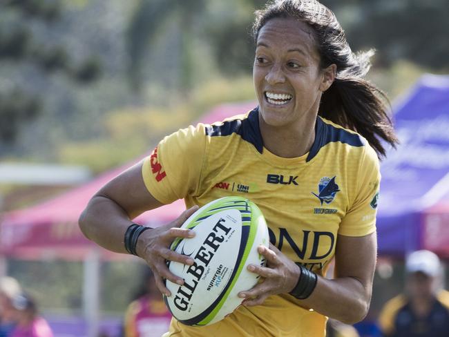 Bond University rugby sevens representative Kirby Sefo. Picture: Cavan Flynn