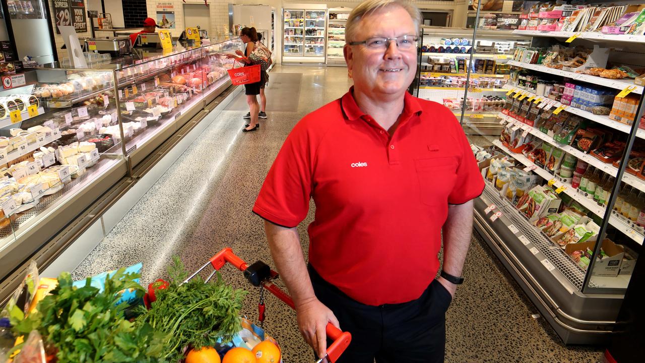 Coles CEO Steve Cain wants to take the supermarket chain in a different direction since demerger with Wesfarmers. Picture: David Geraghty